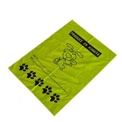 Η Pet παρέχει τις βιοδιασπάσιμες πλαστικές λιπασματοποιήσιμες τσάντες επίστεγων της Pet καθαρίζοντας προϊόντων (20pcs ανά ρόλο)