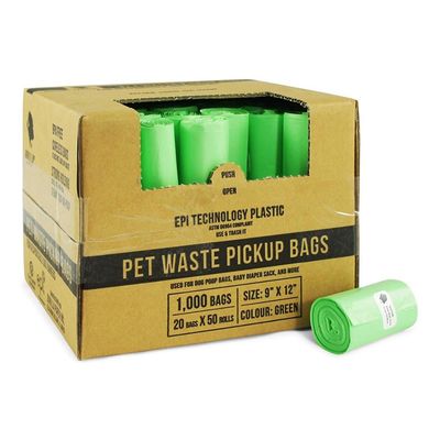 00% τα λιπασματοποιήσιμα προϊόντα σκυλιών για το επίστεγο σκυλιών τοποθετούν τη μεγάλη τσάντα αποβλήτων απόδειξης διαρροών σε σάκκο