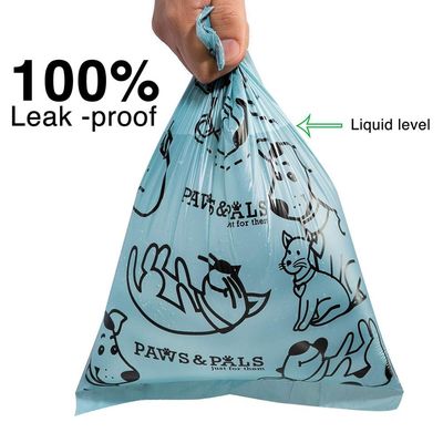 Εύκολη ανοικτή &amp; ισχυρή Leak-Proof τσάντα αποβλήτων σκυλιών τσαντών επίστεγων με το διανομέα