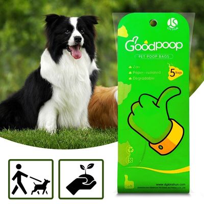 Βιοδιασπάσιμα προϊόντα EPI για τη λιπασματοποιήσιμη επαναχρησιμοποιήσιμη πράσινη τσάντα επίστεγων αποβλήτων σκυλιών της Pet σκυλιών με τον κάτοχο