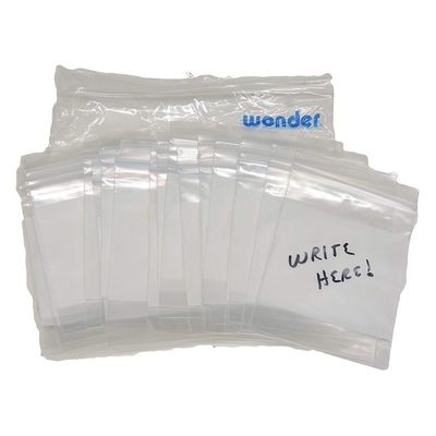 Τυπωμένες συνήθεια  τσάντες, διαφανής LDPE πλαστική σακούλα κλειδαριών φερμουάρ