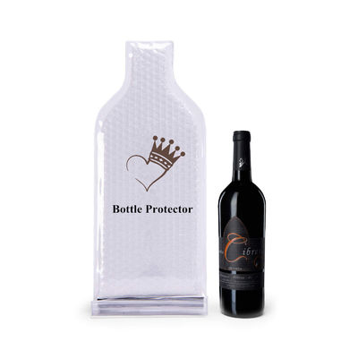 Πλαστικές τσάντες κρασιού περικαλυμμάτων φυσαλίδων PVC, προστάτες μπουκαλιών ποτού για το ταξίδι