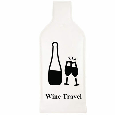 Διπλές  πλαστικές τσάντες κρασιού περικαλυμμάτων φυσαλίδων επαναχρησιμοποιήσιμες για το ταξίδι