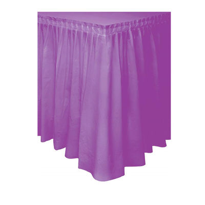 Odorless μίας χρήσης πλαστικές επιτραπέζιες φούστες για τη διακόσμηση πινάκων επιδορπίων/πινάκων μπουφέδων