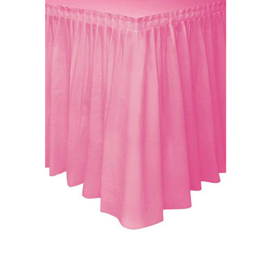KINSHUN πλαστική επιτραπέζια φούστα κόμματος χρώματος Hydrangea ορθογωνίων επιτραπέζιων φουστών