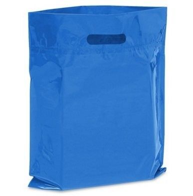 cornstarch 100% το λιπασματοποιήσιμο βιοδιασπάσιμο πλαστικό διατρήσεων τρυπών τεμάχισε την πλαστική τσάντα αγορών λαβών με το λογότυπο συνήθειας που τυπώθηκε