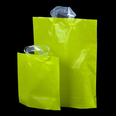 Στερεές χρώματος συνήθειας τσάντες αγορών λογότυπων επαναχρησιμοποιήσιμες, πλαστική μαλακή τσάντα λαβών βρόχων