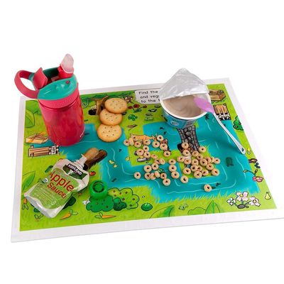 Ανθεκτικό μίας χρήσης επιτραπέζιο χαλί νερού, ασηπτικό πλαστικό κολλώδες Placemats για τα μικρά παιδιά