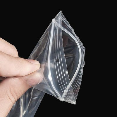 Διαφανείς μικρές πλαστικές  τσάντες για την προσαρμογή αποθήκευσης κοσμήματος αποδεκτή
