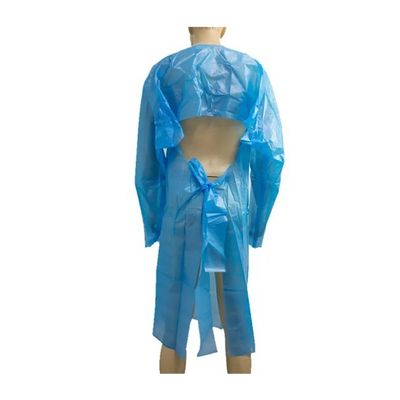10 μπλε ποδιές 45» Χ 75» παλτών CBE πακέτων. Μίας χρήσης πολυαιθυλένιο. Για άνδρες και για γυναίκες υγρός-απόδειξη Workwear.