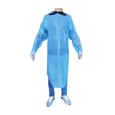 Μίας χρήσης προστατευτική εσθήτα καραντίνας - πλήρες σώματος κοστούμι εσθήτων απομόνωσης μπλε (πακέτο 20)