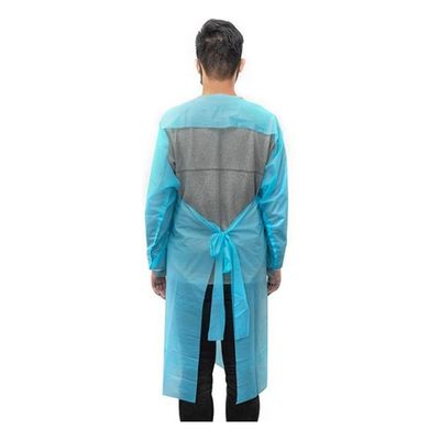 Μίας χρήσης προστατευτική εσθήτα καραντίνας - πλήρες σώματος κοστούμι εσθήτων απομόνωσης μπλε (πακέτο 20)