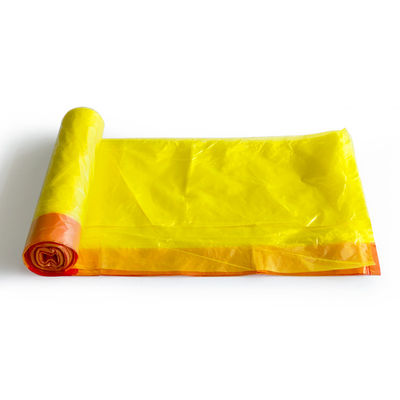 LDPE PE τσαντών απορριμμάτων Drawstring πλαστικές μίας χρήσης τσάντες απορριμάτων