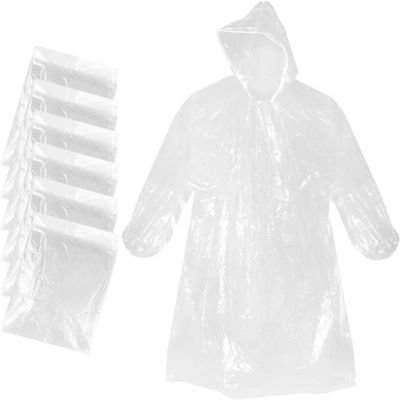0.014mm παχύ ενήλικο Poncho βροχής έκτακτης ανάγκης αδιάβροχο με την κουκούλα