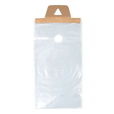 Πλαστικές σαφείς αδιάβροχες και ασφαλείς πορτών εξογκωμάτων κρεμαστρών τσάντες Newspapaer τσαντών πολυ