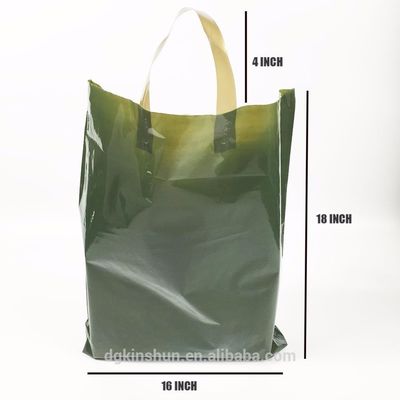 Λογότυπο συνήθειας που τυπώνει τη φτηνή Hdpe δώρων τεμαχισμένη πλαστικό τσάντα αγορών