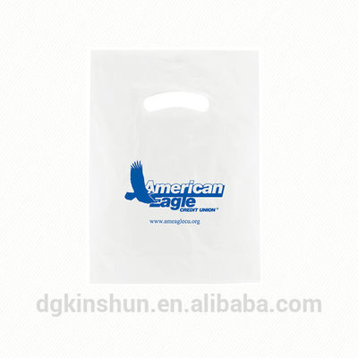 LDPE/HDPE πλαστικό επαναχρησιμοποιήσιμο λογότυπο συνήθειας τσαντών αγορών για το μανάβικο/τη μπουτίκ