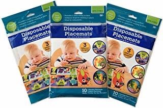 Μίας χρήσης μωρό Placemat Placemats για τα συγκολλητικά ραβδιά εστιατορίων επιπλέον στον πίνακα Kirecoo 60 χαλί τροφίμων σχεδίων διασκέδασης αρίθμησης τέλειο