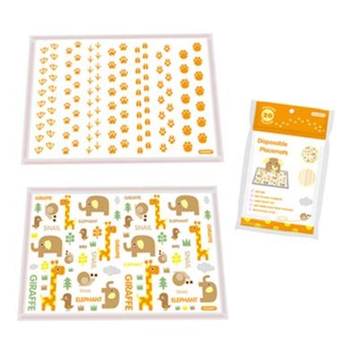 Συγκολλητικός μίας χρήσης πίνακας Placemats για το μωρό/το νήπιο/το μικρό παιδί