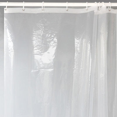 Odorless σαφής πλαστική μηχανή κουρτινών ντους Washable με το ιδιαίτερα συμβατό σχέδιο
