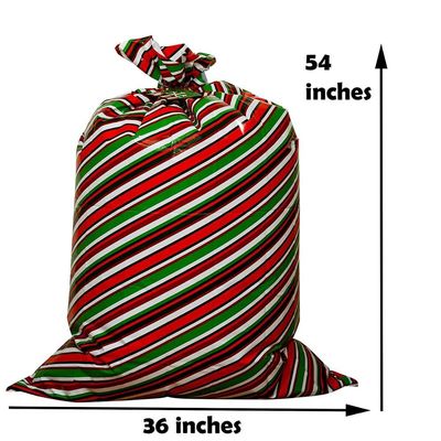 Ζωηρόχρωμες πλαστικές τσάντες περικαλυμμάτων δώρων για τη γιορτή Χριστουγέννων