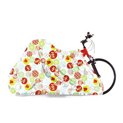 Ανθεκτικές ζωηρόχρωμες πλαστικές τσάντες περικαλυμμάτων δώρων δακρυ'ων, μεγάλη τσάντα ποδηλάτων Χριστουγέννων